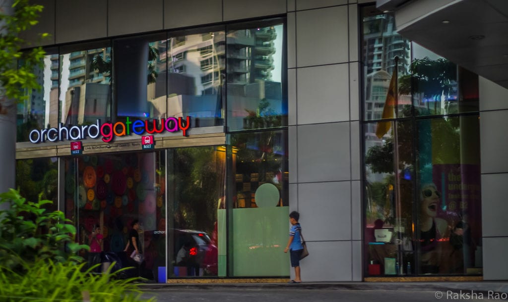 Orchard Road, one of the popular shopping destinations in Singapore