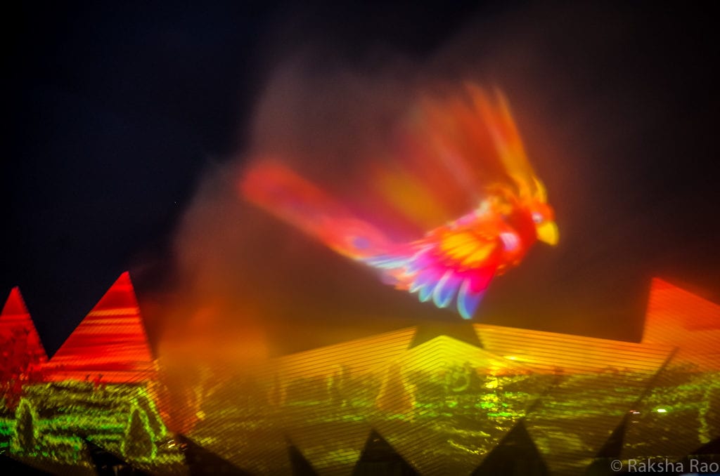 Wings of time show, Sentosa island