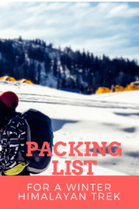 winter hiking checklist hiking packing list