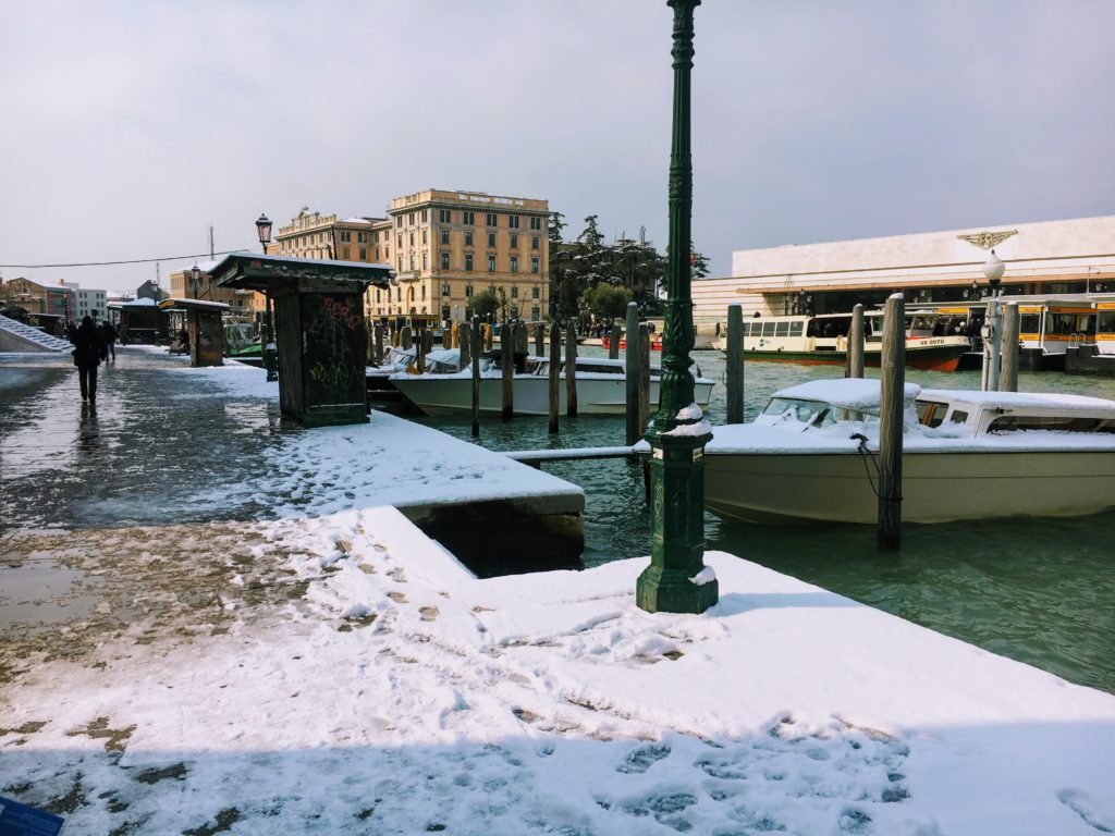 Venice in snow