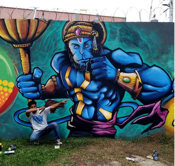 graffiti in india