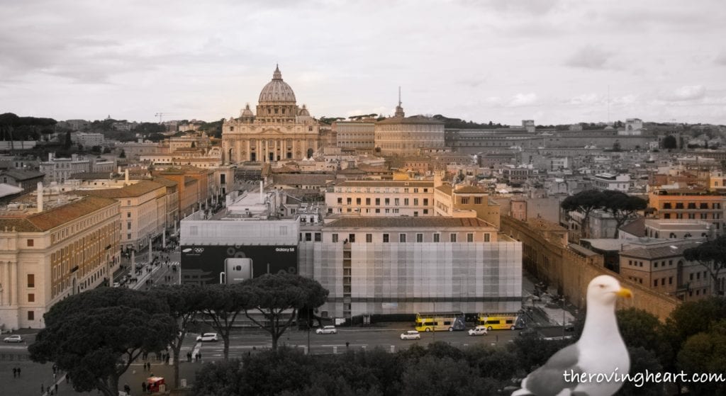 view of vatican city near rome, backpacking europe itinerary 2 weeks, 2 week europe trip