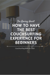 how to find the best hosts for couchsurfing, couchsurfing for beginners
