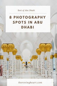 best photography spots in Abu Dhabi united arab emirates UAE
